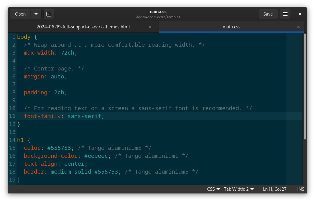A Tour Of Gedit Gedit A Text Editor